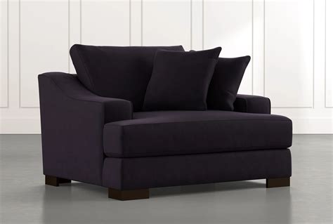 black oversized chair